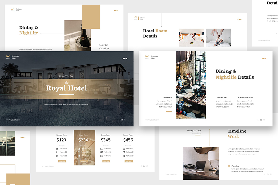 Hotel Powerpoint Presentation Template, Presentation Templates ...